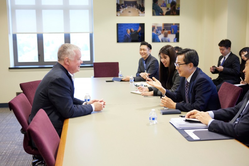 김동연 지사-스티브 비건 대북정책 특별대표와 환담
