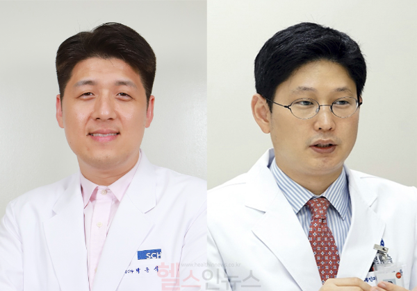 (좌측부터) 박준식 순천향대 부천병원 산부인과 교수, 이정윤 연세대학교 세브란스병원 산부인과 교수 (순천향대 부천병원 제공)
