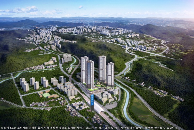 양주역 제일풍경채 위너스카이 광역조감도