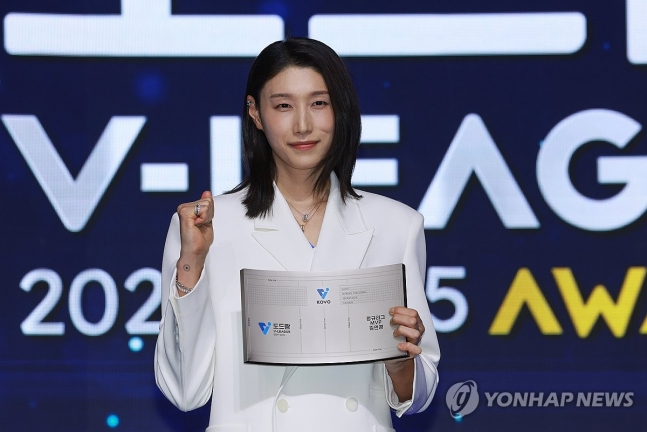 MVP로 끝낸 김연경