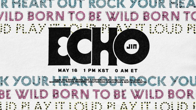 BTS 진, 내달 16일 미니 2집 ‘Echo’ 발매…다채로운 목소리 담은 7곡 수록