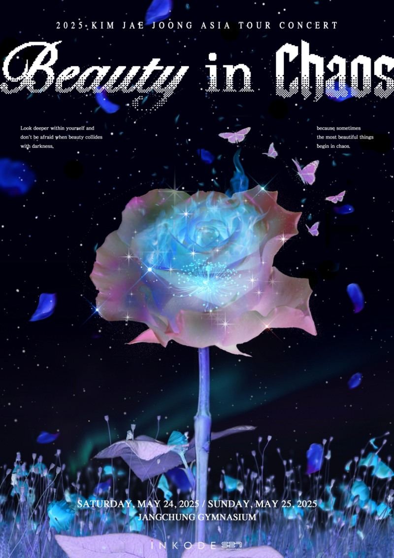 김재중, 5월 2025 아시아 투어 콘서트 ‘Beauty in Chaos’ 개최…콘서트 포스터 공개 ‘설렘 UP’