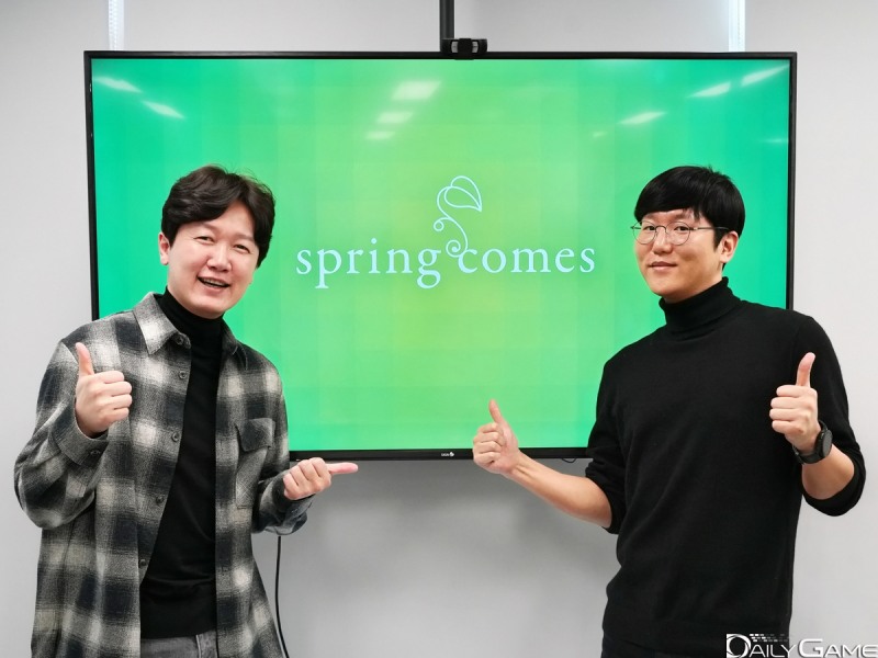 스프링컴즈 서성영 대표와 김형민 사업이사.