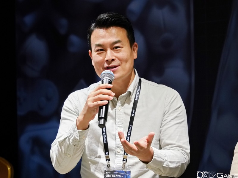 커뮤니티의 요청을 잊지 않고 제품의 발전으로 활용하겠다는 송민석 유니티 코리아 대표.