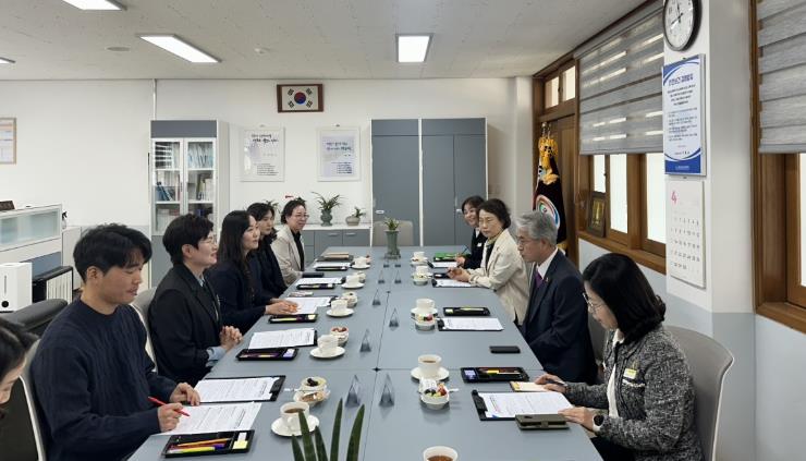 박종훈 교육감, 고교학점제 운영 학교 방문