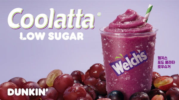 SPC 던킨, 웰치스 활용 로우슈거 쿨라타 2종 출시