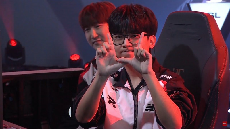 kt 롤스터 '우타' 이지환(출처=대회 실황 캡쳐).