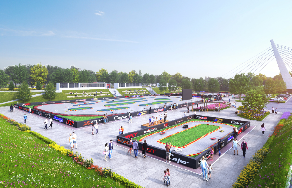 송도 달빛공원 RC스포츠경기장 조감도