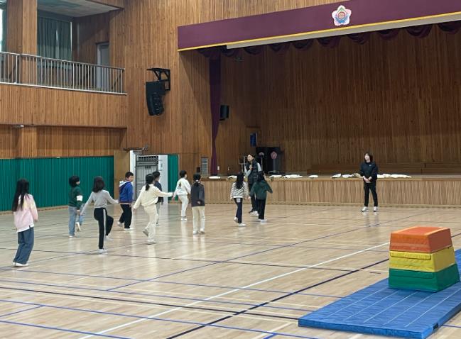 스포츠 체험(만남) 교실 모습