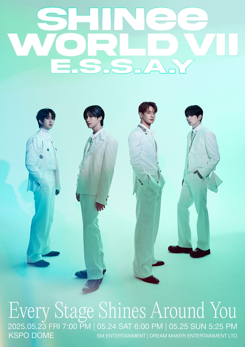 샤이니, 일곱 번째 단독 콘서트 새 포스터 공개…공연 기대감 UP