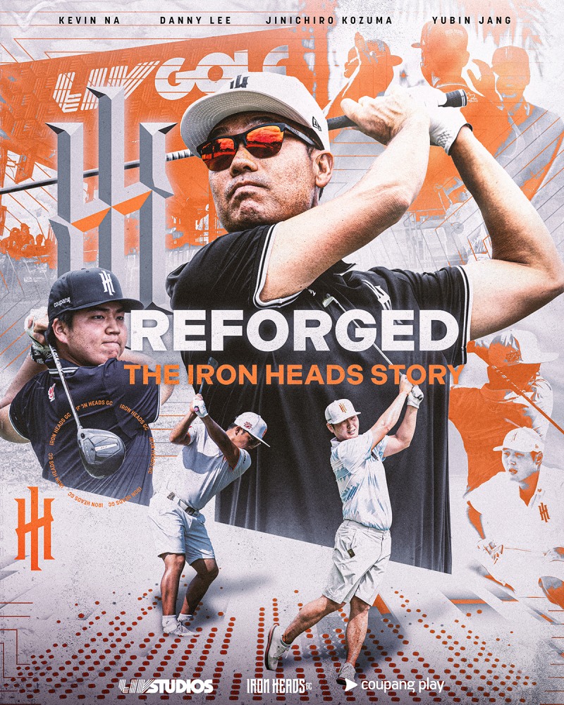 쿠팡플레이, LIV 골프 '팀 코리아' 아이언헤드 다큐멘터리 공개