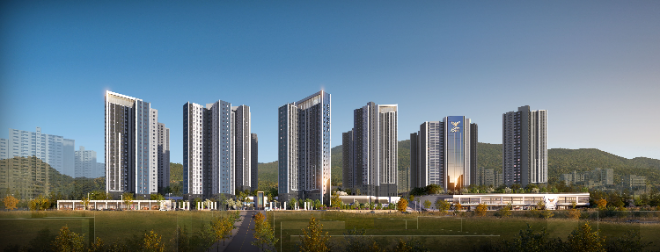부산 가야4구역 주택재개발정비사업 투시도 ⓒ롯데건설