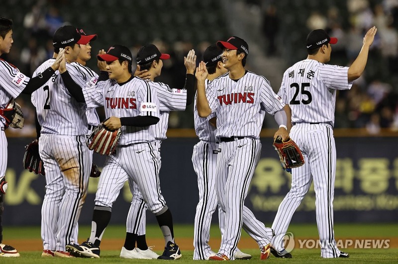 LG 트윈스 선수들