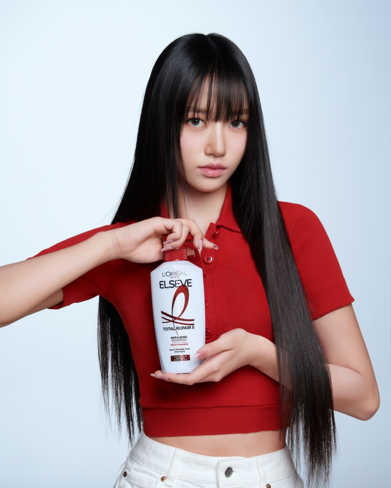 미야오 수인, 로레알파리 토탈 리페어 5 샴푸