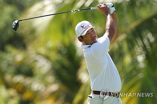 김찬의 경기 모습.