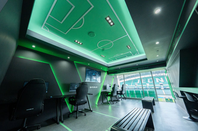 'FC 온라인 라운지' 내부 . 사진 제공 : 넥슨