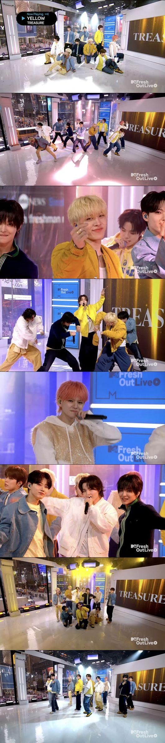 트레저, 고품격 라이브로 美 음방도 완벽 접수…다음 행선지는 일본