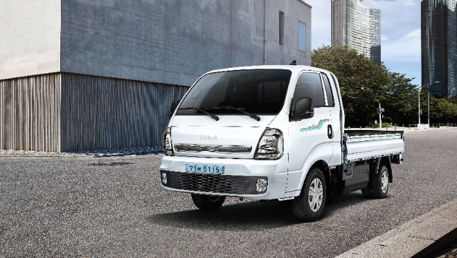 기아가 22일 출시한 소형 전기 트럭 '더 2025 봉고 Ⅲ EV'. ⓒ기아