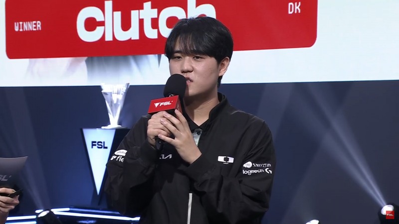 디플러스 기아 '클러치' 박지민(출처=대회 실황 캡쳐).