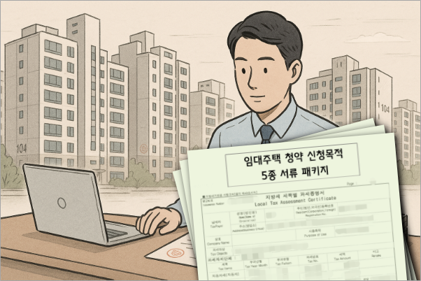 한국통합민원센터, 임대주택 청약 기본서류 5종 패키지 출시