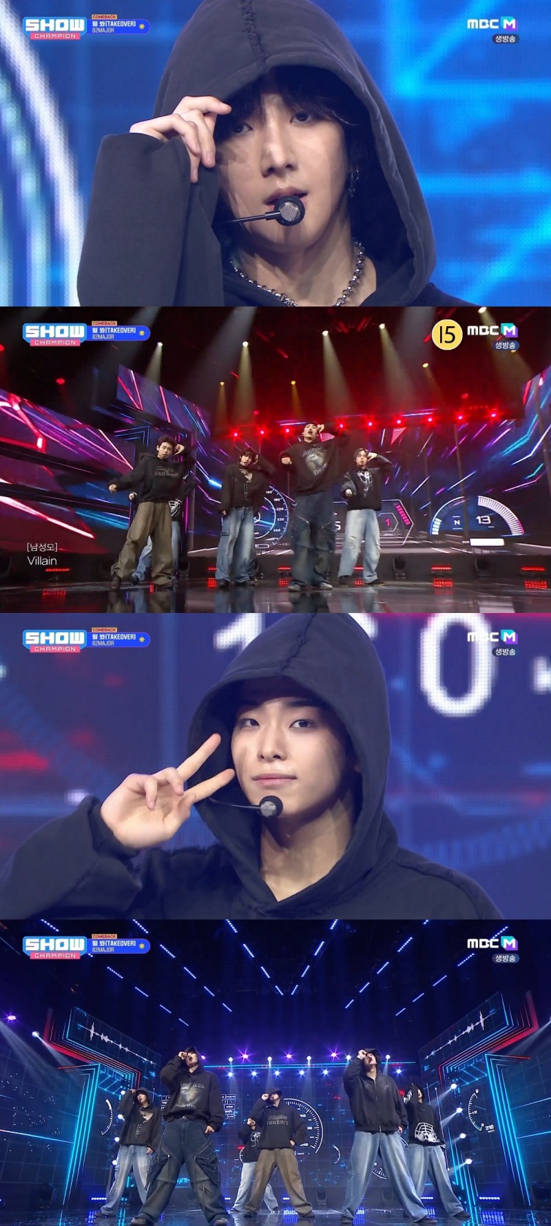 ‘쇼! 챔피언’ 82메이저, ‘뭘 봐(TAKEOVER)’ 컴백 무대 선봬…압도적 카리스마 폭발
