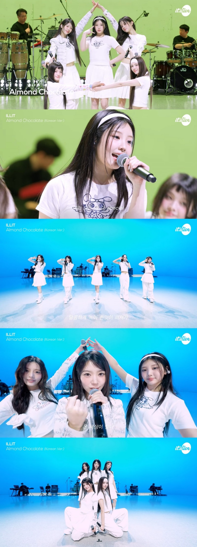 아일릿, 밴드 라이브로 레전드 무대 추가…3단 고음 폭발