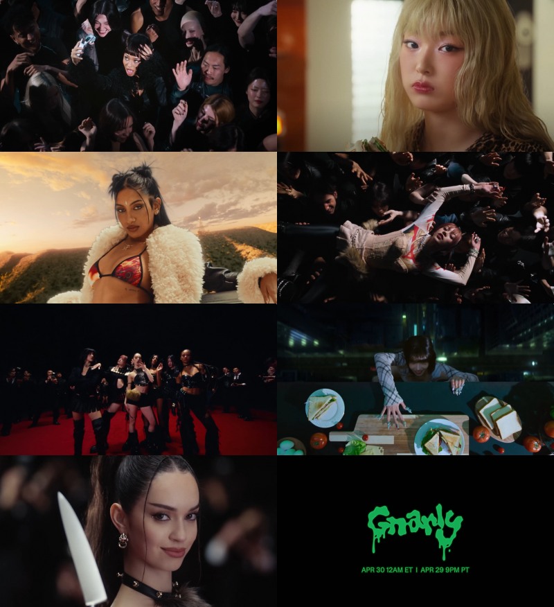 캣츠아이, 새 싱글 ‘Gnarly’ 뮤직비디오 티저 공개…확 달라진 음악과 비주얼