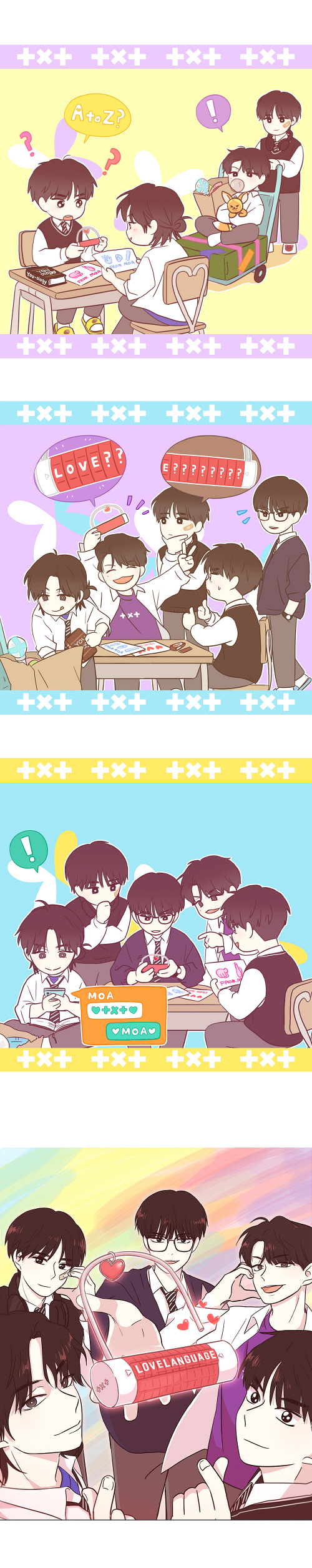 TXT, 웹툰 ‘연애혁명’ 232 작가와 협업…‘Love Language’ 해독하는 사랑스러운 모습 담아
