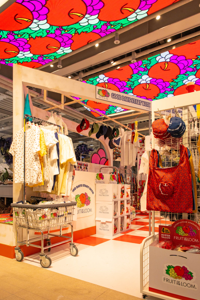 미국 컴포트 라이프스타일웨어 브랜드 ‘프룻오브더룸(Fruit of the Loom®)’ 팝업스토어 오픈!