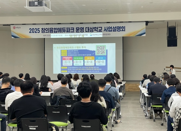 2025년 창의융합에듀파크 운영학교 사업설명회