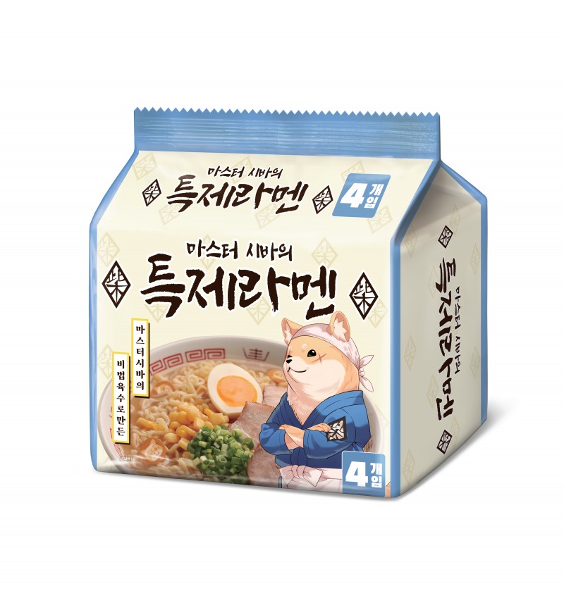 롯데마트가 인기 모바일 게임 '블루 아카이브'와 협업한 라면 상품을 대형마트 단독으로 선보인다. (롯데마트 제공)