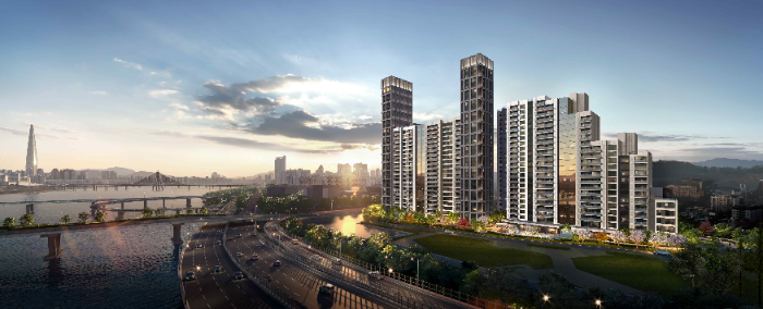 광나루현대 리모델링 투시도