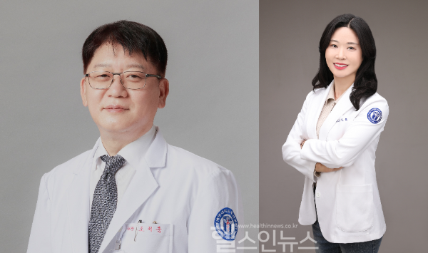 (왼쪽부터) 조치흠 계명대학교 동산의료원장, 홍효원 계명대 동산의료원 연구교수 (계명대학교 동산의료원 제공)