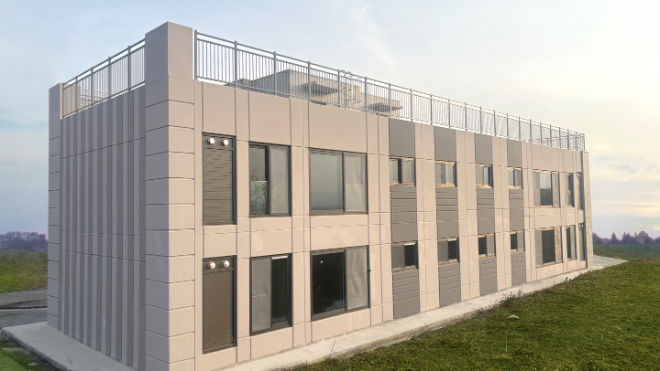 GS건설이 준공한 PC 공동주택 목업 사진 ⓒGS건설