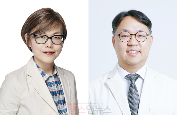 (왼쪽부터) 유니나 가톨릭대학교 성빈센트병원 대장항문외과 교수, 김형진 가톨릭대학교 은평성모병원 대장항문외과 교수 (성빈센트병원 제공)