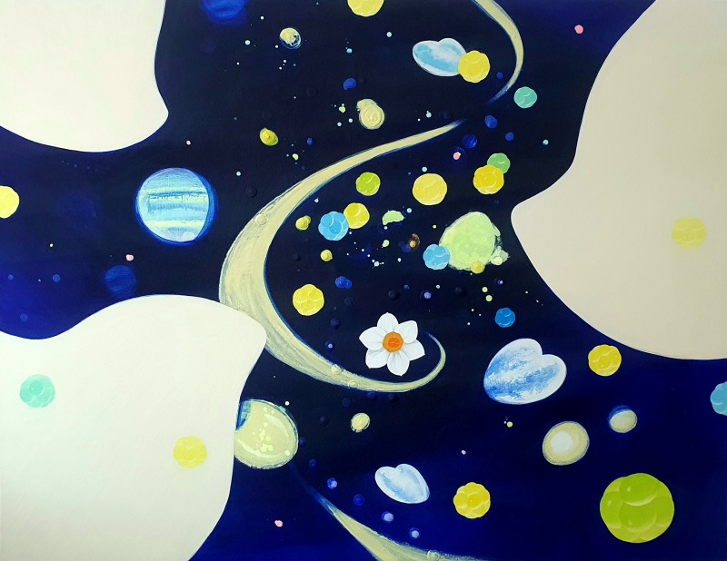 새롭게하소서 2025,Acrylic & oil on linen  91.0×116.8