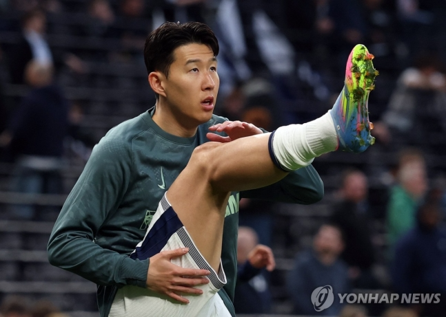 부상으로 결장이 이어지고 있는 토트넘의 손흥민