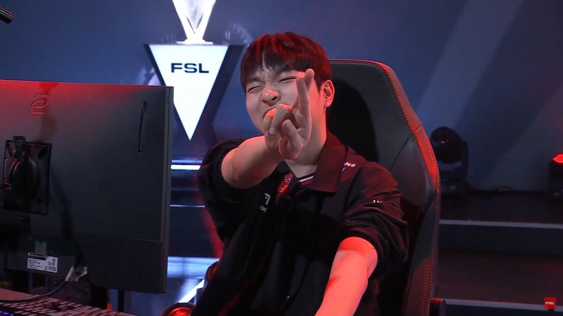T1 '유민' 김유민(출처=대회 실황 캡쳐).