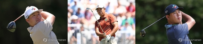 더CJ컵에 출전하는 임성재, 안병훈, 김시우.