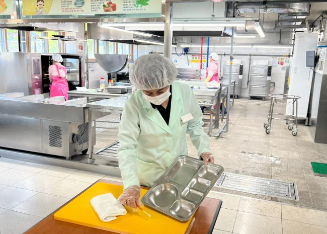 보은교육지원청 학교급식 미생물 검사, 모두 '적합' 판정