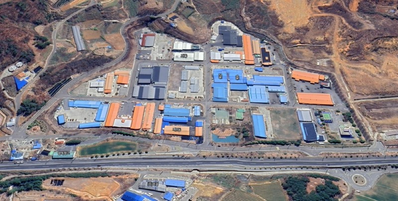 청정식품단지 위성사진 (사진제공 = 고흥군)