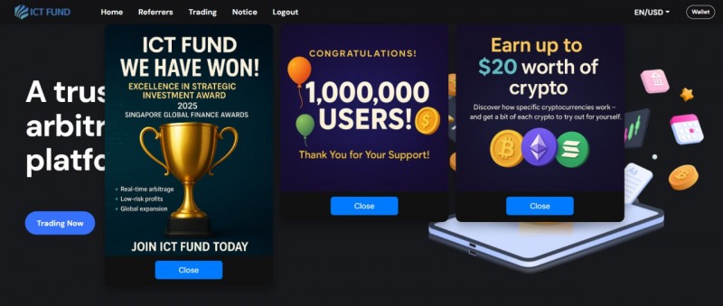 ICT FUND, 글로벌 회원 100만 명 돌파 공식 발표