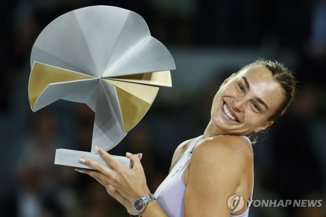 마드리드오픈 우승 사발렌카