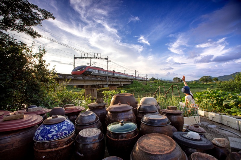 아침인사(양성영作)./코레일