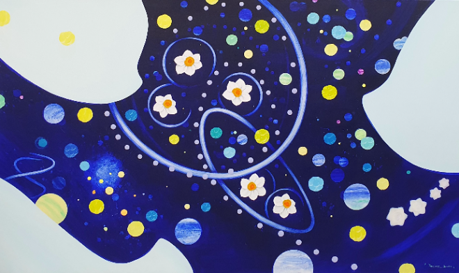 주어진 소명 2025,Acrylic & oil on linen 97.0×162.2