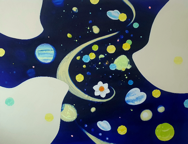 새롭게하소서 2025,Acrylic & oil on linen 91.0×116.8