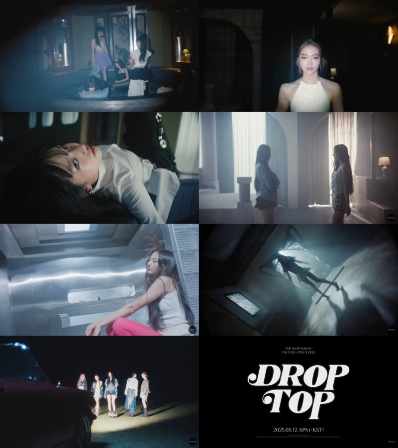 MEOVV(미야오), 타이틀곡 ‘DROP TOP’ 뮤직비디오 티저 영상 공개…새로운 얼굴 보여줬다