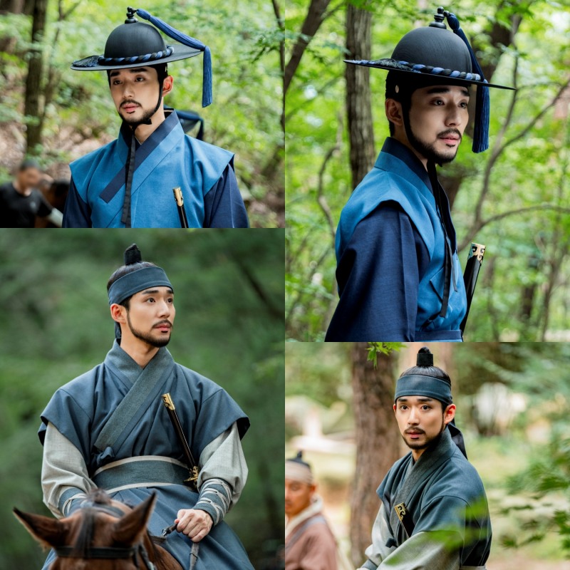 ‘귀궁’ 한민, 군관 포스 뿜어내는 촬영 현장 포착…‘카리스마 폭발’