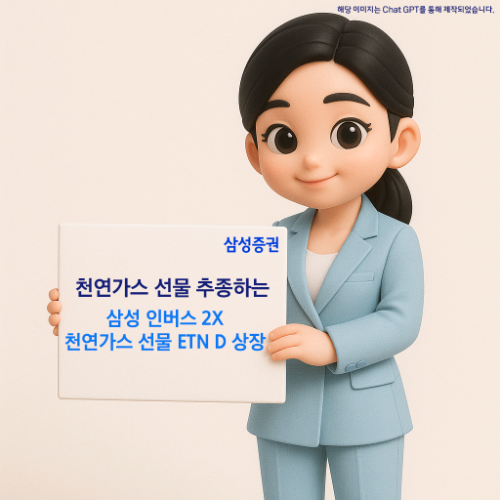 삼성증권은 NYMEX 천연가스 선물 일간수익률의 -2배수를 추종하는 ETN을 9일 상장했다고 밝혔다. ⓒ 삼성증권