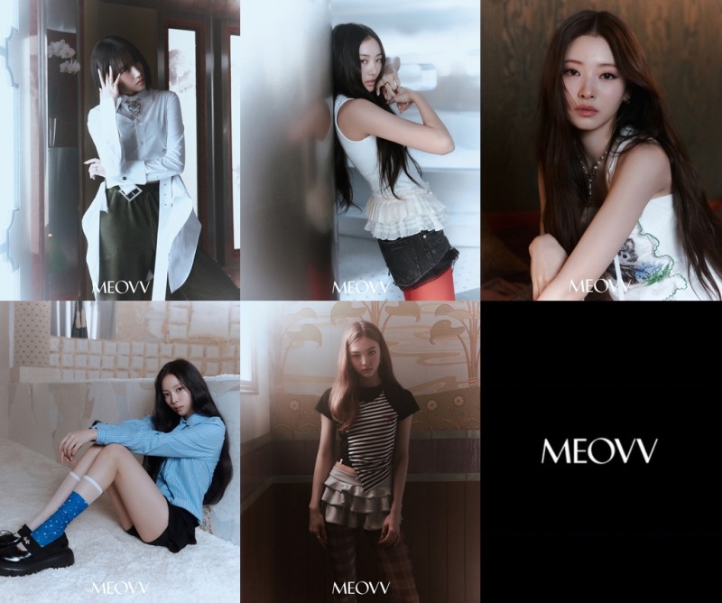 MEOVV(미야오), 첫 EP 발매 D-DAY…타이틀곡 'DROP TOP' 궁금증 돋우는 새 콘셉트 포토 공개